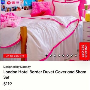 Double duvet and two shams